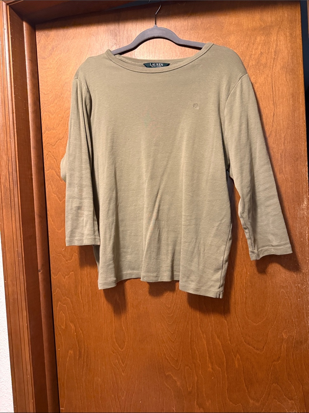 Lauren ralph Lauren 3/4 sleeve shirt